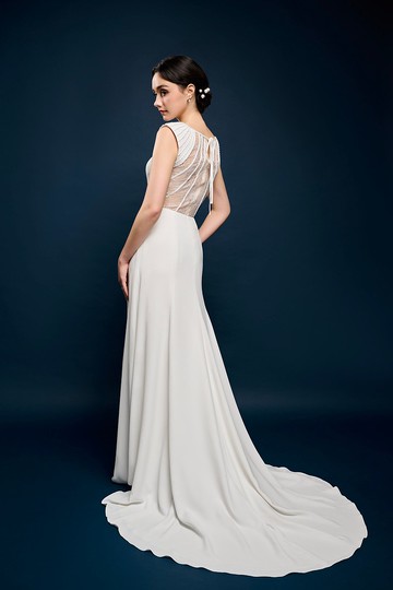 Vesta 細碎光點拖尾長禮服