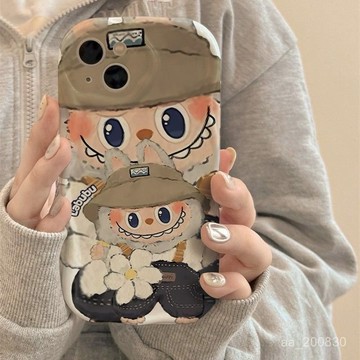 ✨限時下殺✨花拉布布蘋果1615promax手機殻iPhone14131211全包7/8Plus軟xr/xs