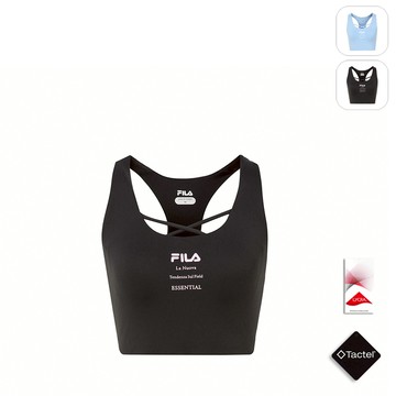 【FILA】女性 單穿背心-黑色 5TKY-1603-BK