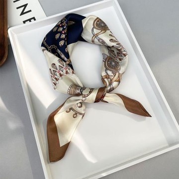 英世貴族/杭州絲綢蠶絲夏季小方巾復古發帶小絲巾女綁發高檔領巾