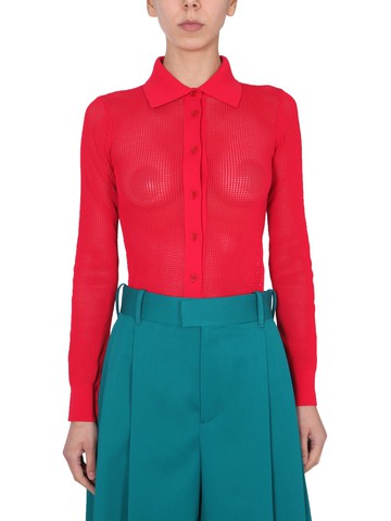 bottega veneta mesh cardigan