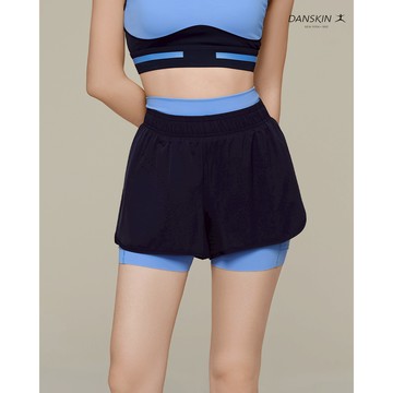 【Danskin】兩件式運動短褲-2色｜XSPKS006