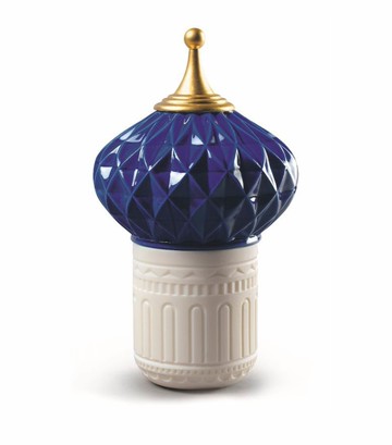 Lladró Blue Spire Scented Candle