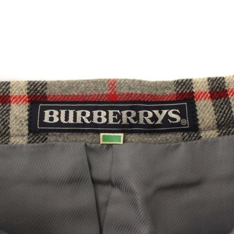 Burberrys vintage プリーツデザインスカート 9 未使用-