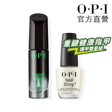 OPI 受損甲雙星養護組-超奇蹟甲面建構精萃9mL+亮麗增強護甲油15mL-NT200+NTT80．小紅書推薦/精華/硬甲/居家美甲/官方直營