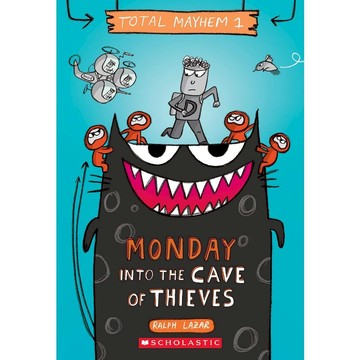 Total Mayhem 1: Monday - Into the Cave of Thieves / Scholastic出版社旗艦店