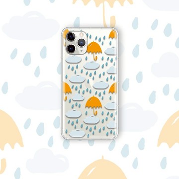 透橘傘雨雲 小物剪影系列 支援各品牌手機殼CSAE10