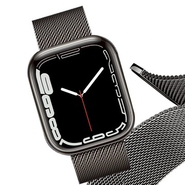 Apple watch金屬不鏽鋼錶帶   磁釦式 錶帶適用 8 7 SE 6 5 4 38 40 44 41 45