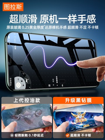 圖拉斯蘋果11鋼化膜iphone12手機12promax全屏x防摔xr防窺xs全包xmax貼膜防指紋覆蓋屏保屏幕保護i藍光防偷窺