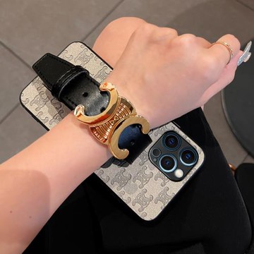 蘋果16手機殼15plus真皮iphone14promax全包鏡頭外殼13保護套12PROMAX皮套X潮殼xr手腕帶11支架歐美女適用于