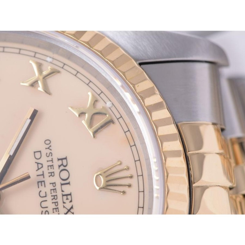 ロレックス ROLEX デイトジャスト16233 L番 YG SS 自動巻 中古 | LINE ...