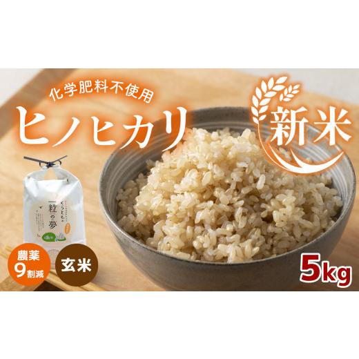 ふるさと納税 山口県 美祢市 農薬9割減・化学肥料不使用 ヒノヒカリ(玄米) 5kg