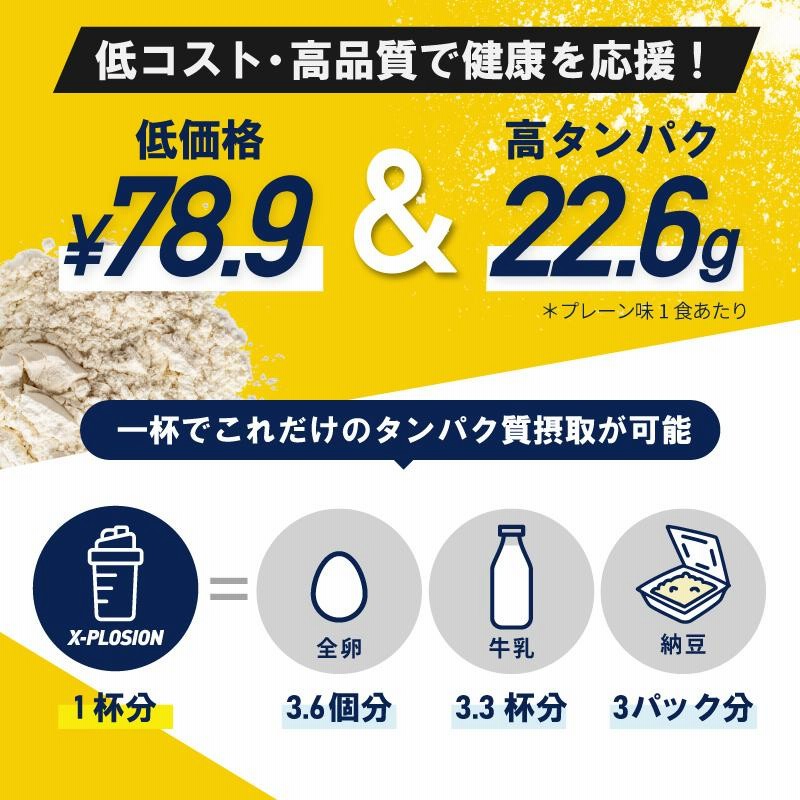 エクスプロージョン WPC 3kg ミルクチョコレート味 100%ホエイ