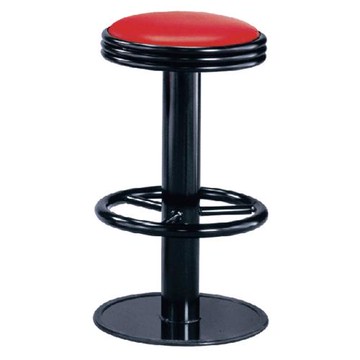 傢俱屋 摩登高吧台椅 紅 固定