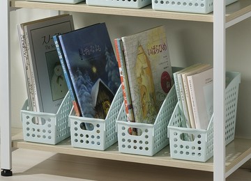 日本製【INOMATA】A4立式 淡色系收納架(顏色隨機)