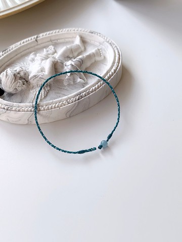 海藍寶 粉藍+人魚藍綠*3 超極細 四股編 蠟線 幸運繩