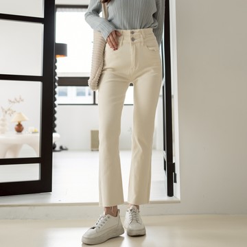 奶茶人必收! 雙釦車線抽鬚長褲 YS10831-542【現貨】