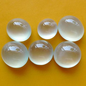 天然冰種翡翠戒面a貨起熒光冰透蛋面玉石裸石戒指鑲嵌飾品玉器1入
