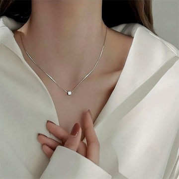 精品 首飾 S925純銀項鍊 飾品 韓劇項鍊 韓國流行項鍊 禮物 禮物 042