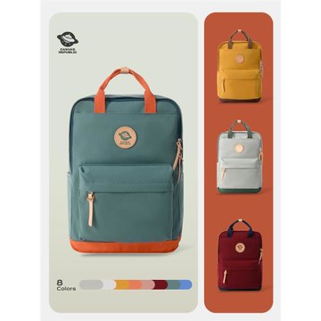 canvasrepublic帆布共和國小飛碟雙肩包女戶外背包大容量學生書包