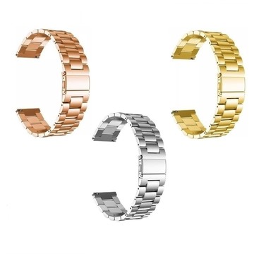 【三珠不鏽鋼】荣耀 honor Magicwatch 1代 錶帶寬度 22mm 錶帶 彈弓扣 錶環 金屬替換連接器
