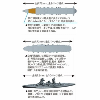 (未使用･未開封品)　フジミ模型 1/3000 集める軍艦シリーズ No.18 あ号作戦 小沢艦隊乙部隊セット(飛鷹型/龍鳳/長門/彩色済み艦載機付き) プラモデル 軍艦18 bt0tq1u Amazon | フジミ 1/3000 集める軍艦シリーズ No.18 あ号作戦
