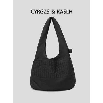 CYRGZS&KASLH通勤單肩包女2025新款大容量托特包休閑文藝斜挎包