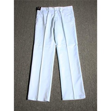 外貿單男士春秋大碼純棉垂感西褲藍白寬松休閑復古滑板直筒褲純色