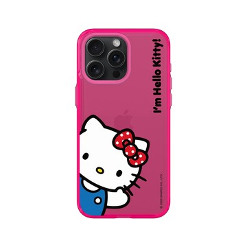 iPhone 15 Pro Max Clear 粉漾桃 - 三麗鷗-Hello Kitty - I'm Hello Kitty!