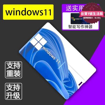 快速出貨 【1.3萬人收藏】【2025新版】windows11專業版win11/10系統安裝電腦u盤刻錄盤