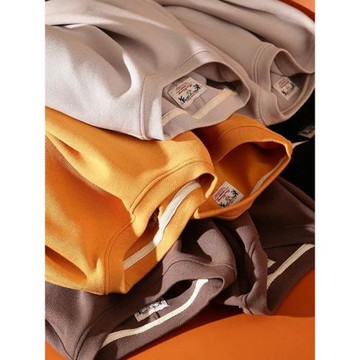 上身就是高街潮男！彈力透氣珠地棉衛衣重磅340G加厚長袖T恤男潮