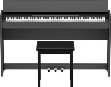【非凡樂器】Roland F107 數位鋼琴 黑色 / 公司貨保固 / 歡迎現場試琴