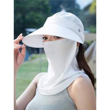 高爾夫帽子女夏季防曬帽大帽檐遮陽帽golf遮臉面罩防紫外線球帽女