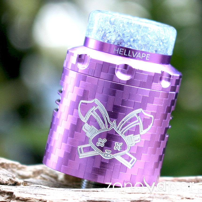 HELLVAPE Dead Rabbit デッドラビットV3 RDA Purple Carbon Fiber