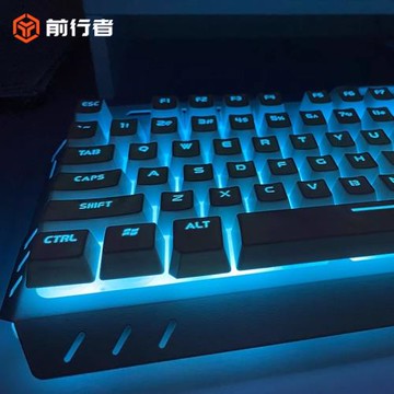 前行者真機械手感有線鍵盤電腦鍵鼠游戲辦公打字專用風風子外設