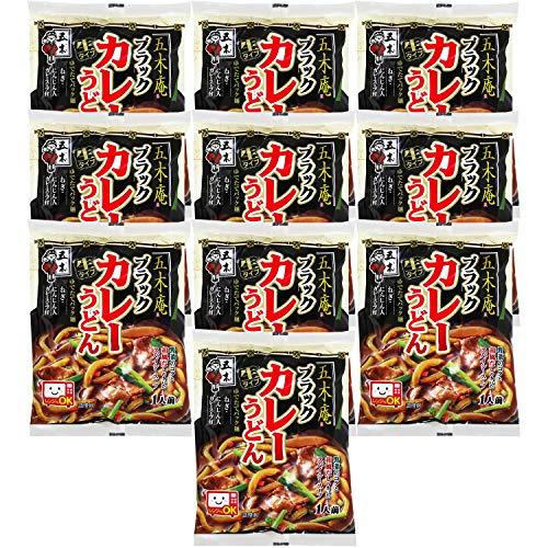 五木食品 五木庵ブラックカレーうどん 226g ×10個(電子レンジ調理可能)