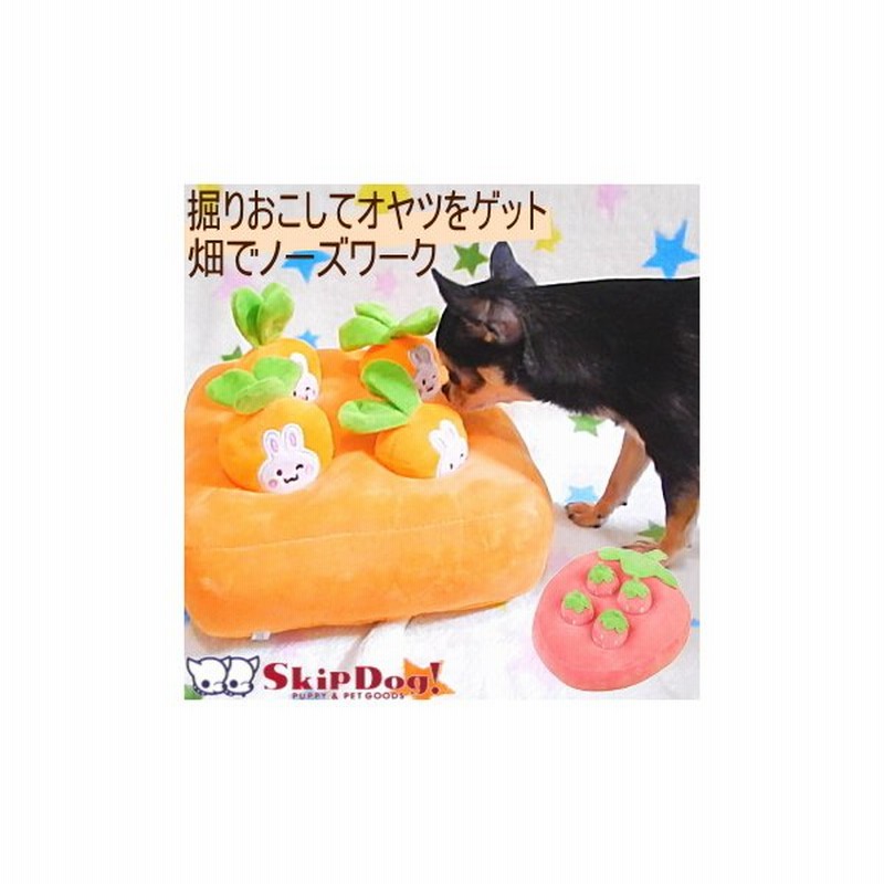 ノーズワーク にんじん いちご 畑 マット 知育玩具 犬 チワワ 知育 ノーズトレーニング 小型犬 嗅覚 宝探し 知育トイ おもちゃ おやつ 通販 Lineポイント最大0 5 Get Lineショッピング