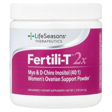 LifeSeasons, Therapeutics，Fertili T™ 2x，原味，2.3 盎司（64.4 克）