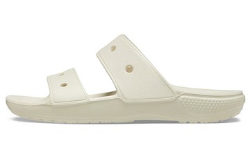 CROCS CLASSIC CLOG COZY UNISEX WHITE SLIPPERS