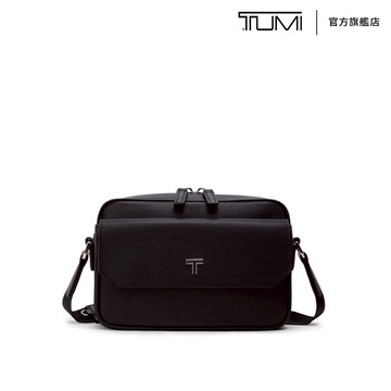 TURIN Manzi 皮革商務斜背包-黑色