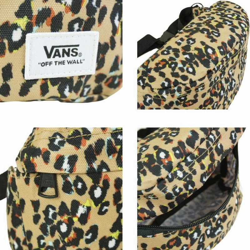 バンズ(VANS) ウエストポーチ ミニショルダーバッグ 豹柄 バンズ(VANS) ウエストポーチ ミニショルダーバッグ 豹柄
