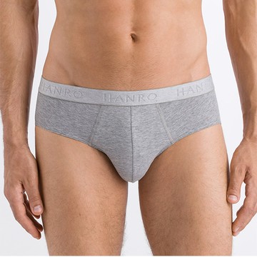 【HANRO】Cotton Essentials貼身三角男內褲(紗灰)