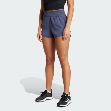 ADIDAS 短褲 PACER WVN HIGH 藍色 訓練 運動短褲 女 IX1080