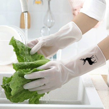 【CC現貨免運】家務手套 乳膠手套 洗衣服手套防水 清潔防滑手套 丁腈手套 洗碗手套 家用防滑清潔手套 快速出貨