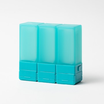 Suzzi 積木旅行分裝瓶 海洋藍綠M 70ml 三件旅行組