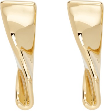 JACQUEMUS 金色 Le Chouchou 系列 Les Boucles J 耳饰
