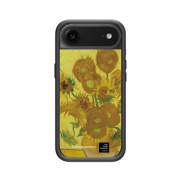 iPhone Air Mod NX -邊框背蓋組合 (相機按鈕) 黑 - Van Gogh Museum - 向日葵