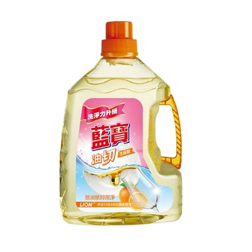 藍寶 油切洗碗精 清爽柑橘薄荷香 有效去除魚肉腥味 對肌膚溫和不傷手 高生物分解度  3kg  1瓶