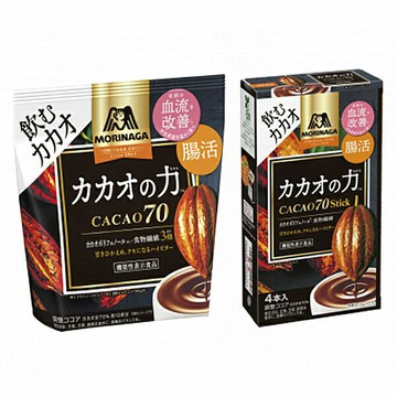 【江戶物語】 森永 可可之力 70% 可可粉 可可亞 沖泡粉 腸活 食物纖維 冬日沖泡飲 MORINAGA 日本原裝進口