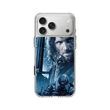 iPhone 17 Pro Max Clear Case（相機按鈕） 透明 - The Lord of The Rings - 亞拉岡對抗
烏魯克-海